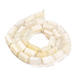 Natural White Moonstone Beads Strands&nbsp;G-G068-A36-01