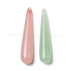 Transparent Resin Spike Pendants&nbsp;RESI-D050-08