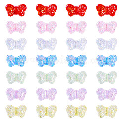 70Pcs 7 Colors UV Plating Transparent Acrylic Beads&nbsp;OACR-TA0003-08