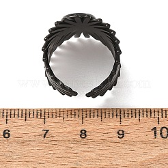 V-Shaped 304 Stainless Steel Cuff Ring Components&nbsp;SA-CBAC0DF-01A-EB