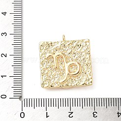 Brass Micro Pave Cubic Zirconia Enamel Pendants&nbsp;KK-L250-08G-11