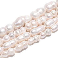 Natural Baroque Keshi Pearl Beads Strands&nbsp;PEAR-S020-O04