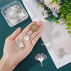 50Pcs 201 Stainless Steel Filigree Pendants&nbsp;STAS-UN0051-13