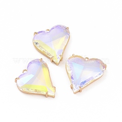Brass Cubic Zirconia Pendants&nbsp;KK-A181-VF470-1