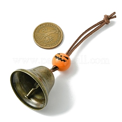 Iron Halloween Witch Bells Pendant Decorations&nbsp;HJEW-JM02137