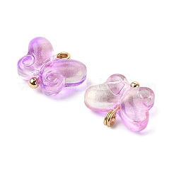 Alloy Glass Pendants&nbsp;GLAA-P080-01G-01