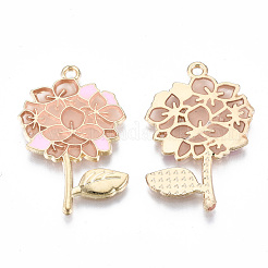 Transparent Epoxy Resin Pendants&nbsp;X-ENAM-Q437-059C-NR