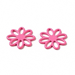Spray Painted 201 Stainless Steel Filigree Joiners&nbsp;STAS-G304-09B