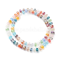 Electroplate Transparent Glass Beads Strands&nbsp;EGLA-H101-03H