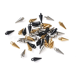 48Pcs 3 Colors 304 Stainless Steel Charms&nbsp;STAS-SW0001-02