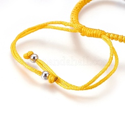 Nylon Cord Braided Bead Bracelets Making&nbsp;BJEW-F360-FP22