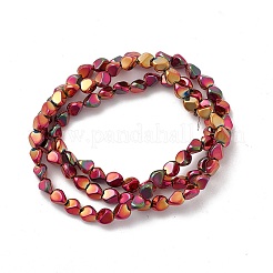 Electroplate Glass Beads Strands&nbsp;EGLA-L038-FP