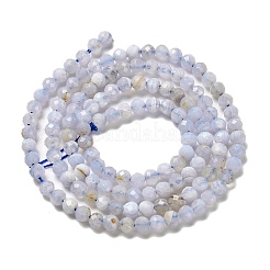 Natural Blue Lace Agate Beads Strands&nbsp;G-Z074-A01-01