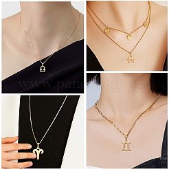 Golden Plated 304 Stainless Steel Pendants&nbsp;STAS-UN0003-67G