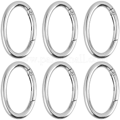 10Pcs Zinc Alloy Spring Gate Rings&nbsp;FIND-SP0004-31P
