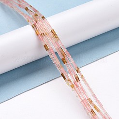 Cherry Quartz Glass Beads Strands&nbsp;G-M389-03