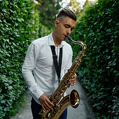 Velvet & PU Leather & Alloy Adjustable Saxophone Neck Strap&nbsp;AJEW-WH20098-056