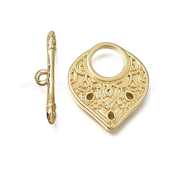 Brass Toggle Clasps&nbsp;KK-CJC6001-01A-G-RS