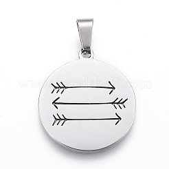 Non-Tarnish 304 Stainless Steel Pendants&nbsp;LS-STAS-I086-04P-16