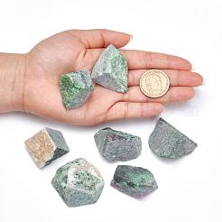 Rough Raw Natural Ruby in Zoisite Beads&nbsp;G-F710-02