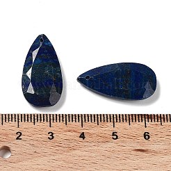 Natural Lapis Lazuli Faceted Pendants&nbsp;G-D082-01D