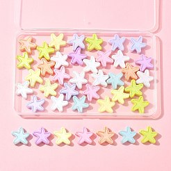 40Pcs UV Plating Opaque Acrylic Beads&nbsp;OACR-FS0002-26