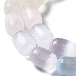 Natural Selenite Beads Strands&nbsp;G-F750-M01