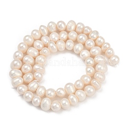 Natural Cultured Freshwater Pearl Beads Strands&nbsp;PEAR-I007-07Y-06A