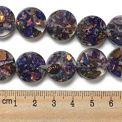 Dyed Natural Imperial Jasper with Resin Beads Strands&nbsp;G-G083-E02-01