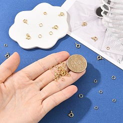 20Pcs 2 Styles Brass Spring Ring Clasps&nbsp;KK-YW0004-54