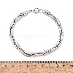304 Stainless Steel Coffee Bean Chain Bracelets for Women Men&nbsp;BJEW-F488-27P