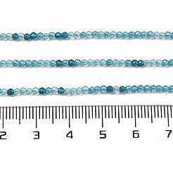 Transparent Glass Beads Strands&nbsp;GLAA-H027-01E