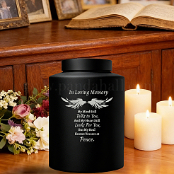 1Pc Column Stainless Steel Urn for Human Pet Ashes&nbsp;AJEW-PS0001-01A