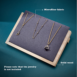 Wood Jewelry Displays Stands&nbsp;ODIS-WH0006-43