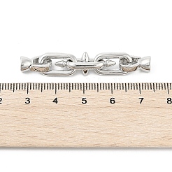 Brass Micro Pave Cubic Zirconia Fold Over Clasps&nbsp;KK-U059-07P