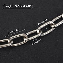 304 Stainless Steel Cable Chain&nbsp;STAS-WH0022-38A