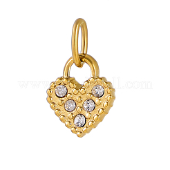 Valentine's Day 304 Stainless Steel Charms&nbsp;STAS-OY016-03G