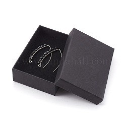 304 Stainless Steel Earring Hooks&nbsp;EJEW-JE02937-M