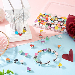 100Pcs CCB Plastic European Beads&nbsp;CCB-TA0001-14