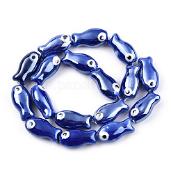 Handmade Porcelain Ceramic Beads Strands&nbsp;PORC-T006-03B