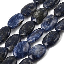 Natural Sodalite Beads Strands&nbsp;GG-CBA0487-C01-18x13mm