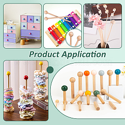 Unfinished Wooden Round Chips&nbsp;WOOD-WH0050-060