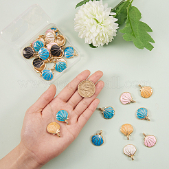 Alloy Enamel Pendants&nbsp;ENAM-CJ0001-34