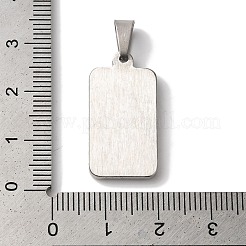 Non-Tarnish 304 Stainless Steel Pendants&nbsp;STAS-L081-034P
