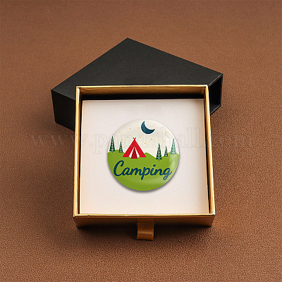 Tinplate Brooch&nbsp;JEWB-WH0012-009-1