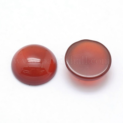 Natural Carnelian Cabochons&nbsp;G-P393-R37-12mm-1