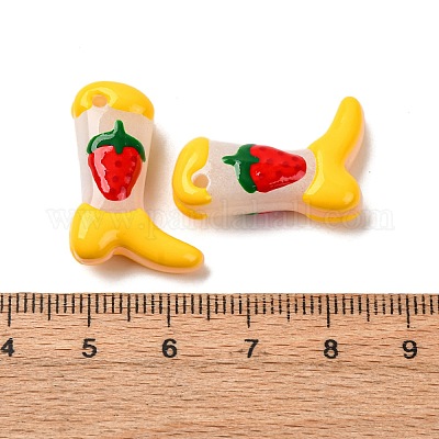 Baking Paint Glass Enamel Beads&nbsp;BLOW-D300-01K-1