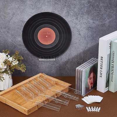 Acrylic Record Holder&nbsp;AJEW-WH0816-177-1