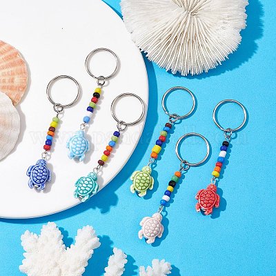 Handmade Procelain Keychain&nbsp;KEYC-MZ00002-1
