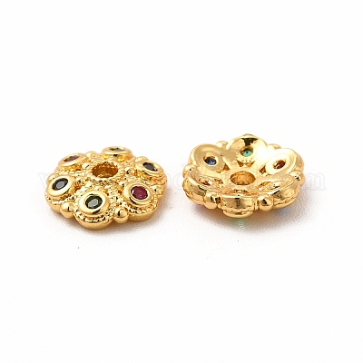 Brass Bead Caps&nbsp;KK-A178-07G-1